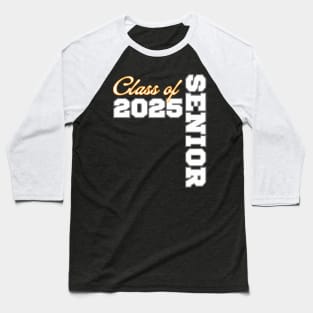 Class of 2025 Senior 25 Shirt High School Graduation Party Baseball T-Shirt